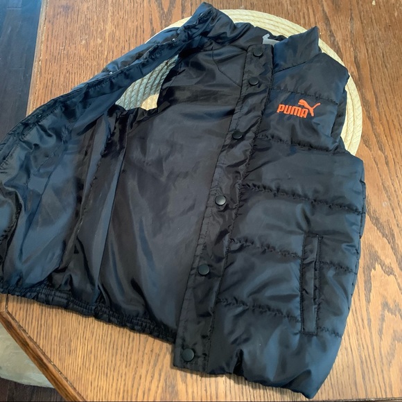 Puma Kids Minimalist Quilted Puffer Vest Size 6 - Picture 6 of 8